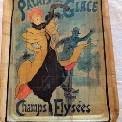 Palais De Glace Bamboo Tray