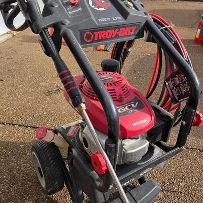 Troy-Bilt XP Gas Pressure Washer With Honda Engine, Gas Can, 75 Foot Hose And Accessories 