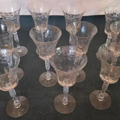 Vintage Rock Sharpe Fernwood Stemware