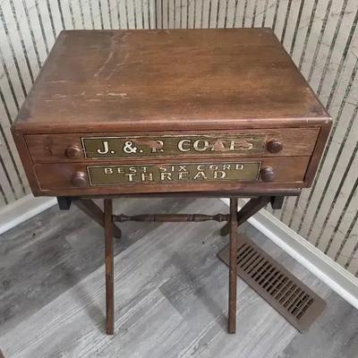 Vintage Table with Drawers