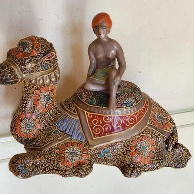 Vintage Camel Statue "MADE IN OCCUPIED JAPAN" Ceramic Or Porcelain 