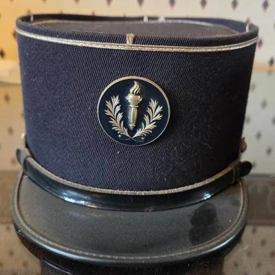 French National Police CRS (Compagnies Républicaines de Sécurité) Cap With Badge. 
