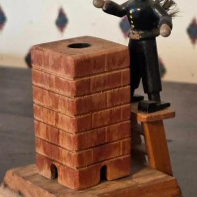 Vintage German Erzgebirge Incense Smoker Figurine Made In German Democratic Republic 