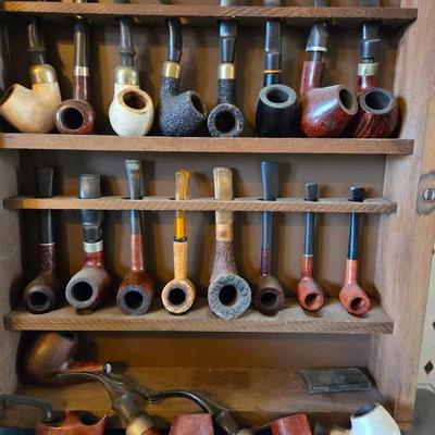  Big Ben, Italian Made, English Virgin Briar, Dr. Grabow And More Tabacco Pipes, Comoys Container 