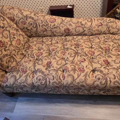 Fainting Couch With Floral Pattern