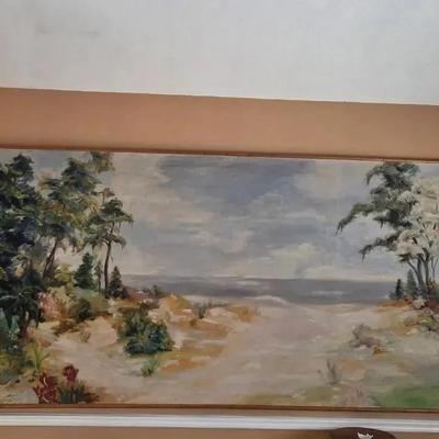 HUGE 14'×5' Hanging Art Canvas