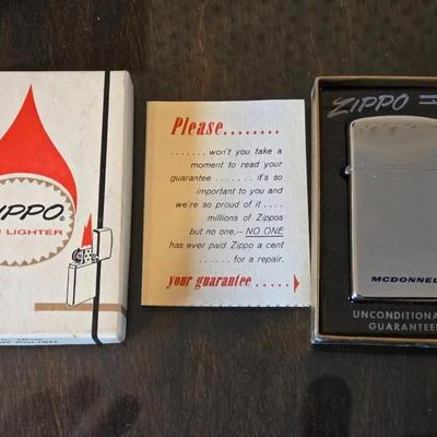 McDonnell Douglas Slim Zippo Lighter