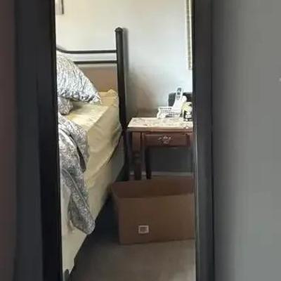 Wall Mirror And Wall Shelf