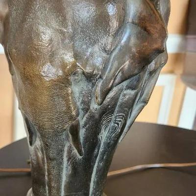 Two Elephant Safari Table Lamps