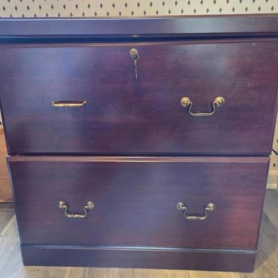 2 Drawer Hanging File Cabinet With Key 