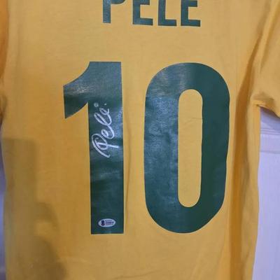 Signed AUTHENTICATED Pele Shirt