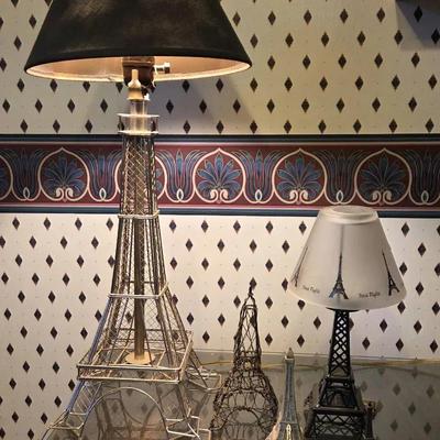 Eiffel Tower Decor And Lamp