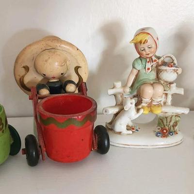 Small Japanese Figurines 