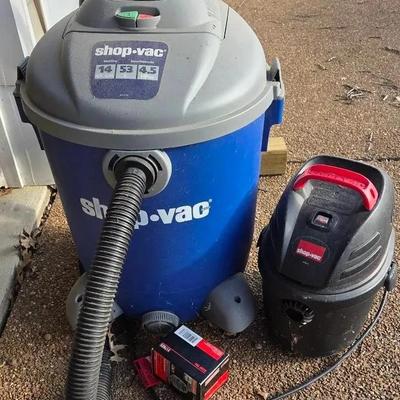 Shop Vac 14 Gallon And 2.5 Gallon Vacuum