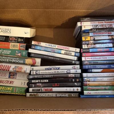 DVDs - lots of romcoms