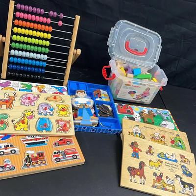 Sale Photo Thumbnail #16: Wooden Puzzles , Blocks & More