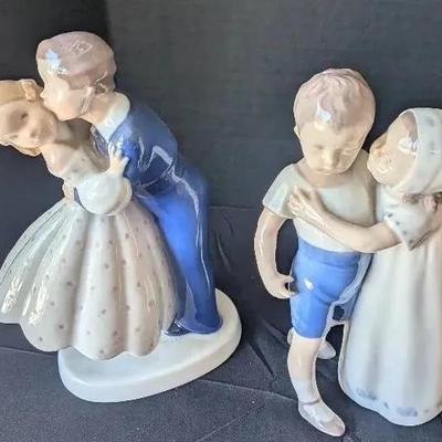 Sale Photo Thumbnail #32: Royal Copenhagen Couples Figurine Lot