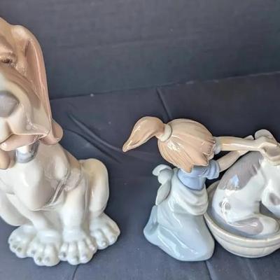 Sale Photo Thumbnail #12: Hound Figurine Duo Featuring Lladró
