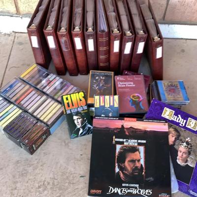 Lot Of Albums Full Of CD’s And DVDs With Other Various Cassettes And Music Media 