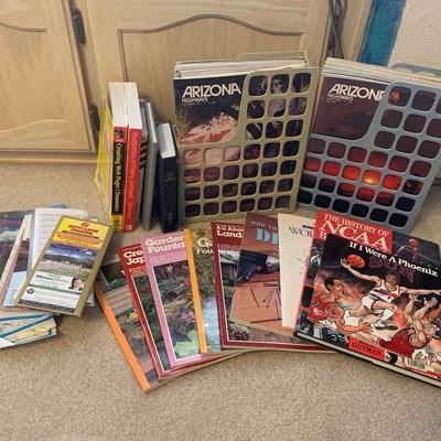 Arizona Highways Magazines And Various Books And Maps