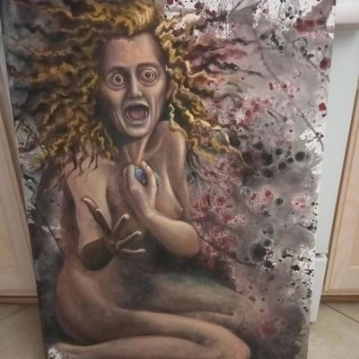 Wild Woman Original Handpainted Artwork