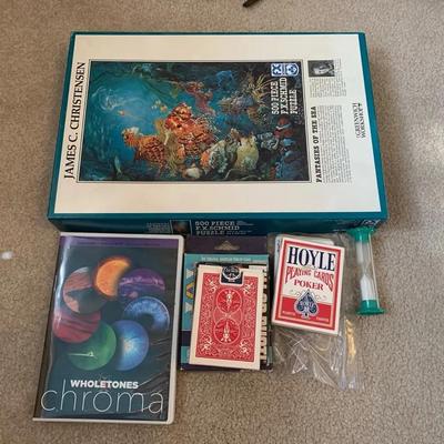 Puzzle, Playing Cards, And Whole tones Chroma DVD