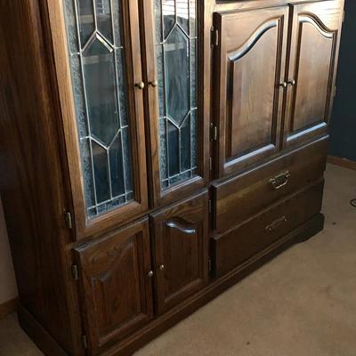 Wooden Tv Entertainment Center 