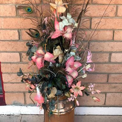 Vintage Standard Oil 5 Gal Can With Faux Plant 