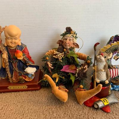 Four Collectible Figures 