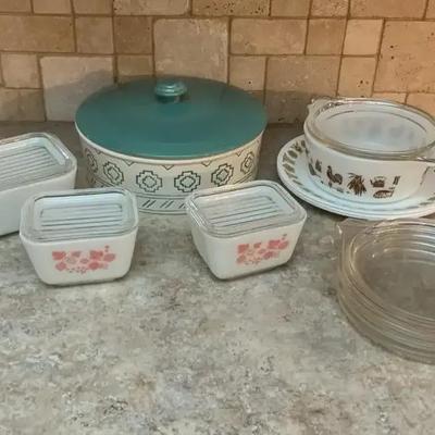 Vintage Pyrex, Corelle And More