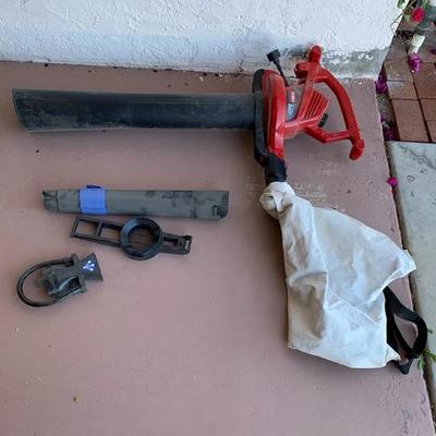 Large Red Leaf Blower 