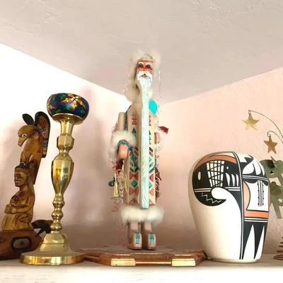 Native American Sculptures And Misc Decor