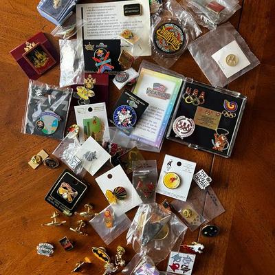 Large Collection Of Enamel Pins