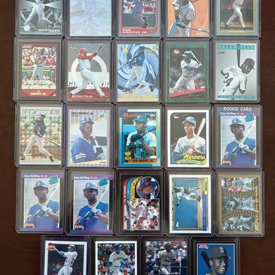 Ken Griffey Jr. Fleer, Donruss, Topps Traded Rookies, Inserts, Topps Chrome, Hologram, and More