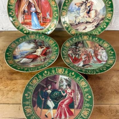 Limoges Napoleon ‘Premiere Edition’ Porcelain Collector Plates (5)