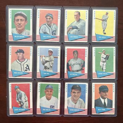 1961 Fleer Basketball Cards. Miller Huggins, Johnny Mastil, and More