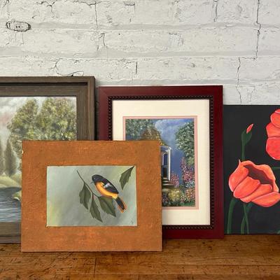 Four Acrylic Paintings 