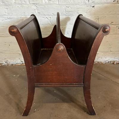 A Regency Style Mahogany Canterbury 