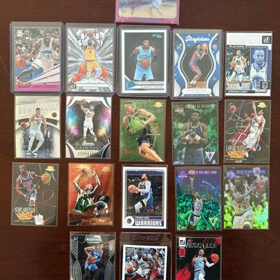 Basketball Cards. Lebron James, Steph Currie, Nicola Jocik, Larry Johnson Beam Team, and More