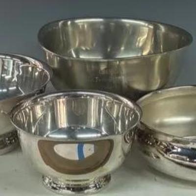 Webster & Wilcox Silver Plated Bowls
