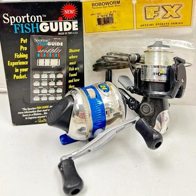 Sporton Fish Guide, Storm and  Shakespeare Reels