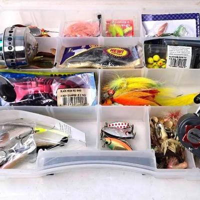 "Holiday" and "Johnson Century" Spincast Reels With Jigs and Lures