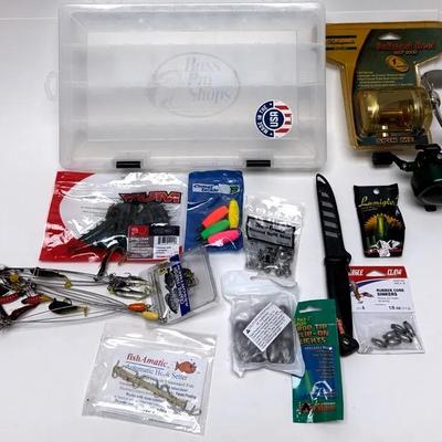 "Bass Pro Shop" and Fishing Tackle Set