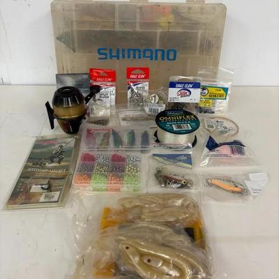 Shimano Tackle Box & Gear Lot