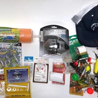 Complete Fishing Tackle Set with "Zebco" Reels Included