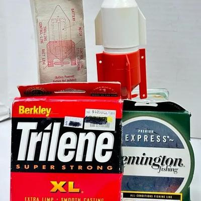 Vintage "Troll'R" Battery Powered Motor, "Berkley" and "Remington" Line