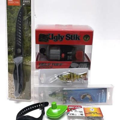 "Ugly Stik" and "Humminbird" Fishing Kit