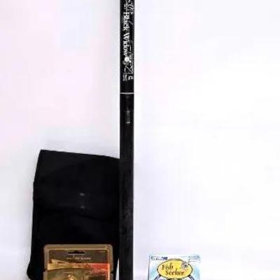 "B'n'M" Black Widow Telescopic Crappie Rod and Other Supplies 
