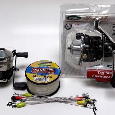 "Mitchell 300X," "Creekside CF400," Line and Leaders