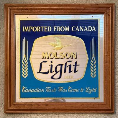Molson Light Beer Sign